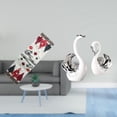 thumbnail image 2 of Camino De Mesa Y Figura De Cisne Festivo Para Decoración Navideña De Invierno, Reutilizable, Para árbol De Navidad, Centro De Mesa, Armario, Estante, Regalo, 2 of 8