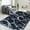 Cobalt, variant on HR Ultra-Soft Cobalt Navy and White Shaggy Rug with Elegant Marble Pattern  Luxurious High Pile Area Rug for Contemporary Home Dcor