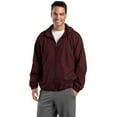 thumbnail image 2 of Sport-Tek Tall Hooded Raglan Jacket-3XLT (Maroon), 2 of 2