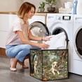 thumbnail image 7 of Home Organizer Foldable Fabric Storage Bin With Handle Butterflies Dragonflies Puppy, 7 of 7