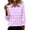 Purple-shirts, variant on Inverlee Striped 3/4 Sleeve Blouse for Women Trendy Collared V Neck Tops Summer Casual Loose Fit Shirts