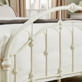 thumbnail image 2 of Weston Home Marlow Arched Metal Full Bed, Antique White, 2 of 3