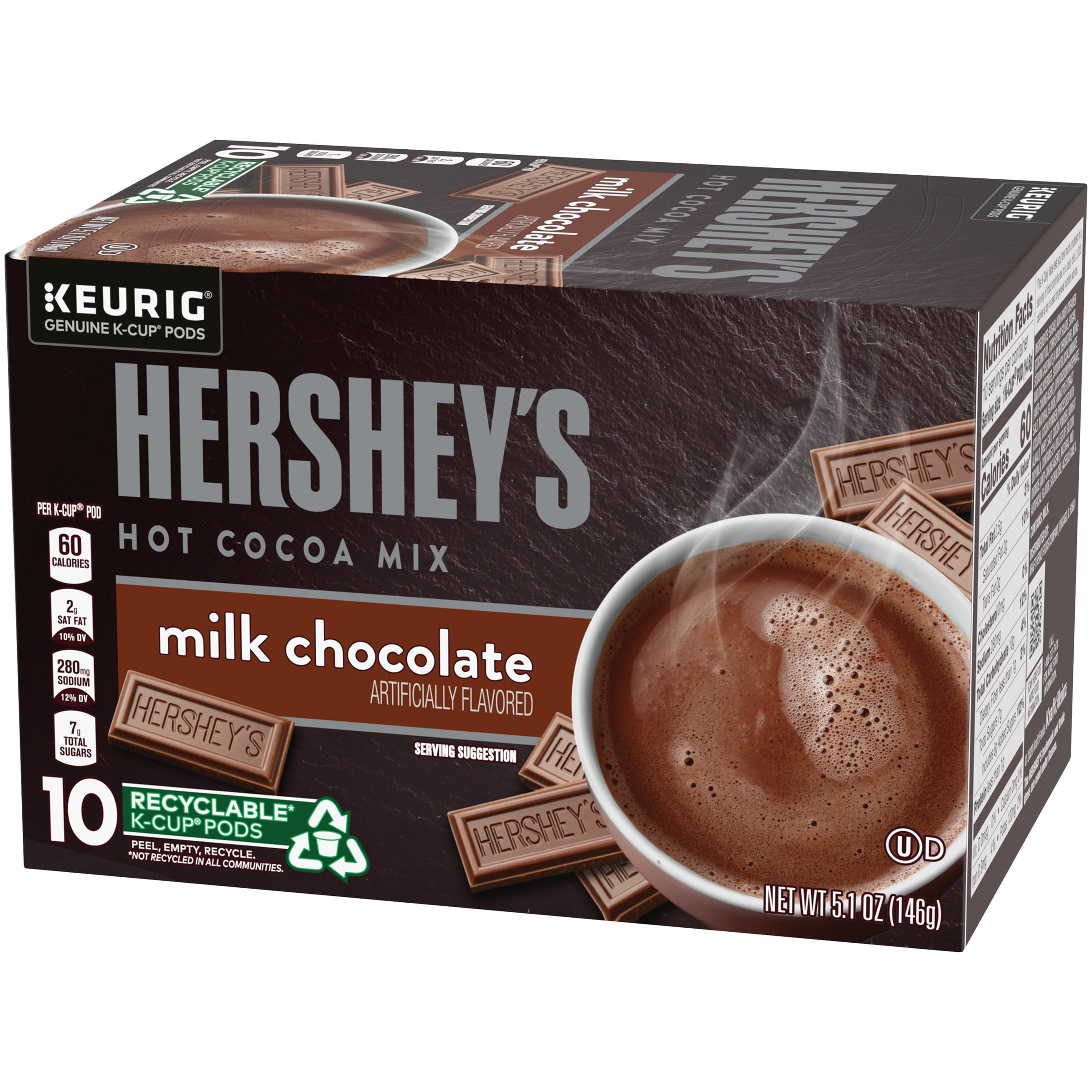 Hershey's Chocolate Drink Maker Color White: Hot Or Cold Drinks New Open  Box.