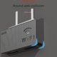 thumbnail image 3 of Caja de almacenamiento de enrutador de estante WIFI de almacenamiento de pared sin perforaciones para sala de estar montada en la pared, línea de acabado, 3 of 5