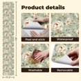 thumbnail image 5 of Boho Peel and Stick Wallpaper Elegant Cream Peach Peony Floral Sage Green Contact Paper 17.7in x 9.8ft Wallpaper Removable Self Adhesive Wall Paper for Bedroom, 5 of 8