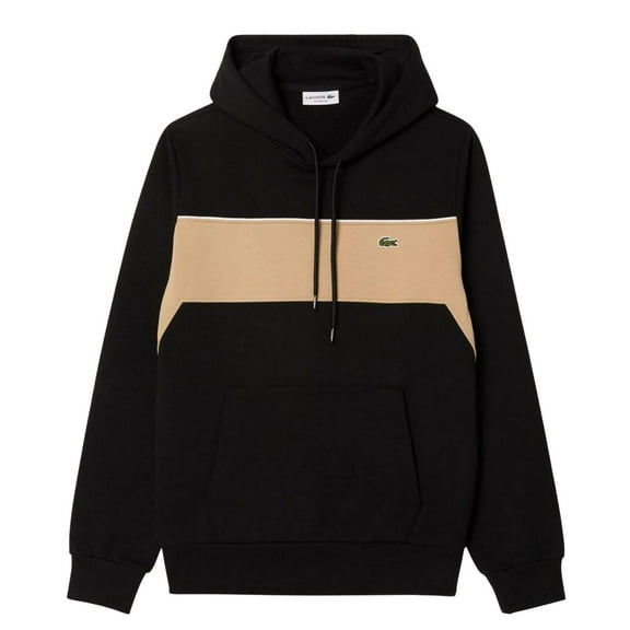 Lacoste Mens Colour Block Fleece Hoodie