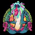 thumbnail image 2 of Women's Lion King Rafiki Geometric Rainbow  Graphic T-Shirt, 2 of 4