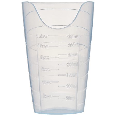 

- 41521 Nosey Cup Cut Out Drinking Glass for Stable and Fixed Drinking Position Functional Translucent Drink Cups for Medical Patients Easy Drinking cup for Dysphagia 12 oz