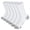 White, variant on WTXUE Socks for Men, 5-Pack, Men's Basketball Socks Solid Color Short Socks 5PC, 3# Black