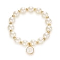 thumbnail image 2 of YYKihy Initial Pearl Bracelet Flower Girl Bracelet Proposal For Girls Dainty Gold Pearl Bracelets With Letter A Z Personalized Name Jewelry Birthday Christmas Wedding For Her, 2 of 9