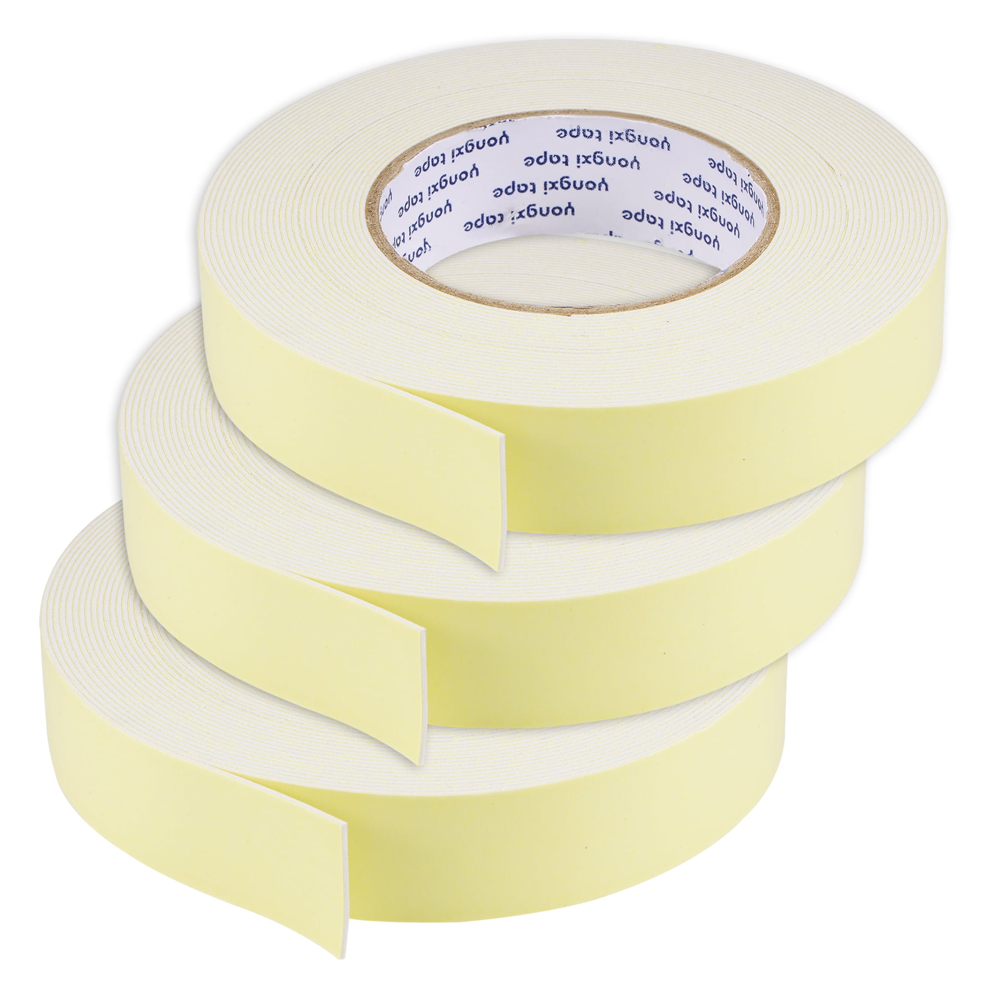 Uxcell 28mm Wide 1mm Thick 10m Long Self Adhesive Eva Sealing Foam Tape 3 Count Walmart Com Walmart Com
