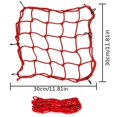 thumbnail image 3 of Motorcycle Rear Rack Helmet Net Cover Luggage Net Rubber Band Fuel Tank Net Elastic Net Rope Accessories Bicycle Sundries Net Black Red, 3 of 4