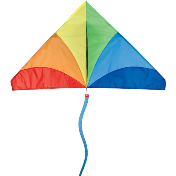 Bold Innovations Delta Kite, Traditional Rainbow