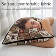 thumbnail image 5 of Country Patch Plaid Throw Pillow Covers, Brown Farmhouse Retro Bear Deer Cabin Soft Breathable Pillow Cases with Invisible Zipper for Sleeping, Small Pillowcases for Couch Bed Sofa Chair 16x24 Inches, 5 of 9