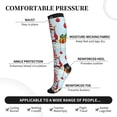 thumbnail image 2 of Sikiie Funny Christmas Gnome 1 Pairs Compression Socks for Men and Women 15-20 mmHg Running Support Socks, 2 of 7