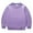 Purple, variant on Ccpelsie Girls Fashion Pullover Round Neck Long Sleeve Sweatshirt Fall Winter Clothes for Toddler(Navy,6-12 Months)