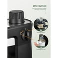 thumbnail image 4 of Espresso Machine 6 Bar, Rich Crema Coffee Maker, Auto Pressure Relief, Compact Home Coffee Brewer Machine, Black, 4 of 6
