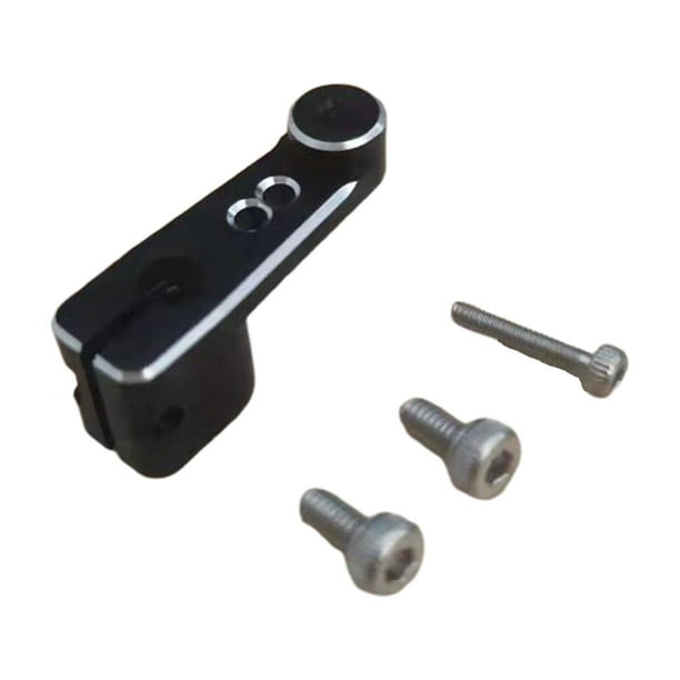 Servo cuerno DIY, accesorios de repuesto para Axial SCX24 90081 RC Car Model Buggy, escala 1:24 negro