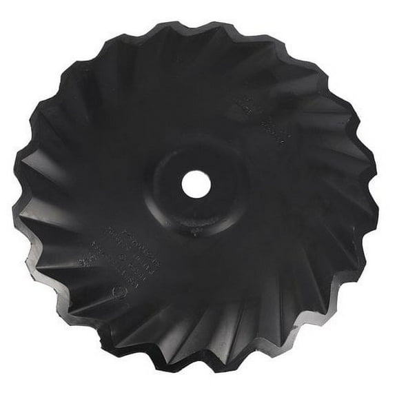Samurai Edge Turbo Blade 20" 1-1/2" Round Axle Raised Flat Center Left Hand fits Universal Tillage Disc Blades fits Case IH 87630573 47654439