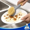 thumbnail image 2 of Cepillo para platos MR.SIGA con mango de bambú y raspador, paquete de 2, 2 of 5