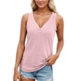 thumbnail image 2 of Solid Color Casual Tank Top Loose Fit Basic Tees for Women Soft Breathable Everyday Wear Comfortable Staple Layering Piece Summer Tops Clothes, 2 of 5
