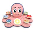 thumbnail image 3 of Bebé pulpo Tambor de percusión educativo y sonidos juguetes para de 6 a regalos de cumpleaños Rosado Baoblaze Tambor de música infantil, 3 of 8