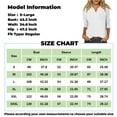thumbnail image 3 of DENGDENG Womens 3/4 Sleeve Tops Lightweight V Neck Shirt Floral Fashion Blouse Summer Three Quarter Length Sleeve T Shirts Petite Vintage Tunic Tops 2024 Green M, 3 of 5