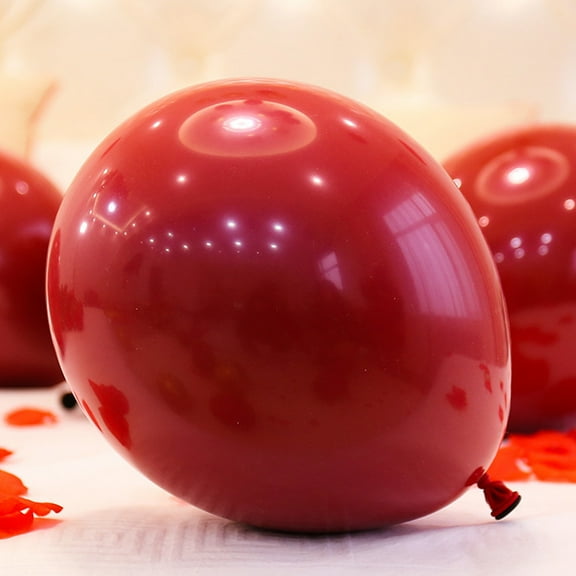 hengzirui Party Balloons 50pcs Pomegranate Red Latex Balloons Double Layers Balloons Wedding Decorations for Home Party Anniversary