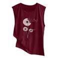thumbnail image 4 of Débardeurs pour Femmes Athletic Works Mode Décontractée Imprimé Sans Manches Blouse Camisole, 4 of 7
