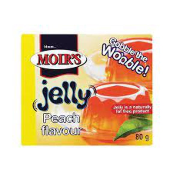 Moirs Peach Jelly 80g