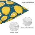 thumbnail image 3 of Pofeuu Lemon Print Double-sided plush pillowcase Square Throw Pillow Covers Pillows Cover for Living Room Bedroom Sofa Couch Cushion Cover（No pillow core）-26"x26", 3 of 7