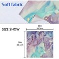 thumbnail image 5 of Coolnut Set of 6 Blue Purple Marble Satin Napkin Square 20 Inches Table Napkins Soft Smooth Decorative Napkins for Wedding Banquet Party Decoration, 5 of 6