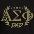 thumbnail image 3 of CafePress - Alpha Sigma Phi Greek Dad Gold T Shirt - Men's Fitted T-Shirt, 3 of 4
