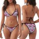thumbnail image 3 of Fotbe Flamingos Traje de Baño para Mujer de Dos Piezas – Bikini Sexy de Tirantes Tipo Halter con Diseño Triangular, 3 of 6
