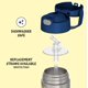 thumbnail image 4 of Botella con Pajita de Acero Inoxidable THERMOS FUNTAINER de 12 onzas, Aislamiento al Vacío para Niños, Cars, 4 of 5