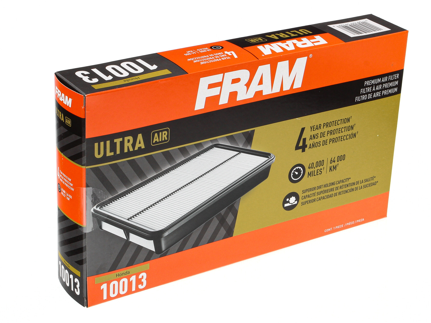 FRAM Filtro Aria Extra Guard CA10013 - Protezione Motore 2x Per Veicoli Acura E Honda (Cambio Consigliato 12.000 Miglia)