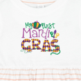 thumbnail image 4 of Inktastic My First Mardi Gras Girls Baby Dress, 4 of 5