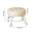 thumbnail image 3 of Yyuenw Multi-functional Small Stool With Wheels,Rotating Low Stool,Rolling Pulley Low Stool with Wheel,Multifunctional Rolling Doorway Shoe Stool for Home, 3 of 5