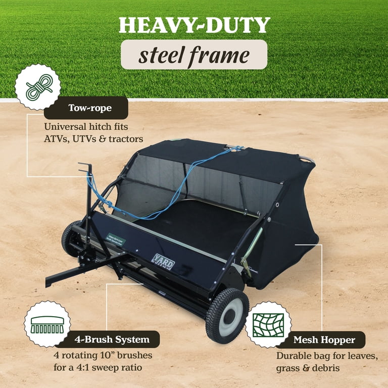 Free Shipping! Yard Tuff 42 Inch Quick Assembly Tow Style Lawn
