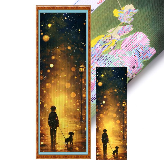 Hilo Algodón Ecológico Bordado Punto Cruz París Fantasía Con 11CT 30x80cm