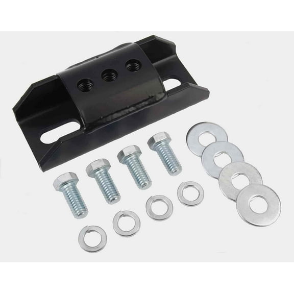 JEGS 64060 Solid Transmission Mount 1 3/4 in. H x 5 1/2 in. W x 2 1/4 in. D Stee