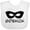 AA-White, variant on Inktastic Sidekick Kids Superhero Mask Boys or Girls Baby Bib