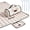 Light Brown-5' x 6'8" (Square), variant on Outdoor Picnic Blanket Extra Large 80''x80'' Waterproof Foldable Blankets Gingham Mat For Beach Camping Grlawn Park Accessories Cute Couple Ideas Wedding (coffee Color 80"x80")