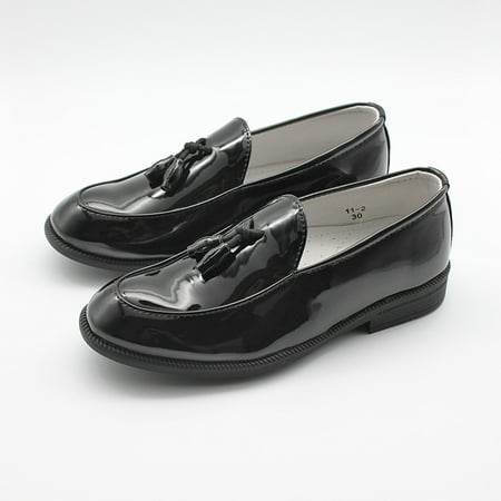 

Toddler Boys Autumn Winter Four Seasons Flatform Loafers