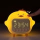 thumbnail image 2 of (Amarillo) Reloj despertador con forma de pato, luz nocturna bonita, luz nocturna de silicona con brillo ajustable para dormitorio, 2 of 5