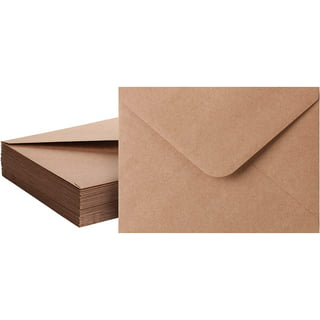 Pack It Chic - 5.5” X 8.5” Envelopes (110 Count) Kraft A9 Peel-and