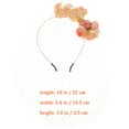 thumbnail image 2 of Shisuyan Veil Headband Multi Color Cloth 1Pack 9.8x5.3in, 2 of 8