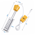 thumbnail image 4 of Immersion Heater,1500W Electric Portable Bucket Heater with Stainless-steel Cover Submersible Water Heater with Digital Thermometer for Pool Bathtub,Basin, Fully Immersed While Using, 4 of 8