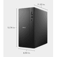 thumbnail image 5 of Dell ECT1250 Business Desktop Tower Intel Core Ultra 5-225 (Beat i7-14700) Intel UHD Graphics 32GB DDR5 RAM 1TB SSD Wi-Fi 6 BT 5.4 Wired KB and Mouse USB-C HDMI RJ-45 DP 1.4 Windows 11 Pro Black, 5 of 11