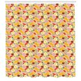 thumbnail image 3 of Ambesonne Bacon Shower Curtain, Graphic Pizza Toppings, 69"Wx84"L, Multicolor, 3 of 3